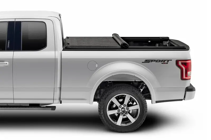 Extang 50704 Express Soft Folding Tonneau Cover – Black Vinyl – Compatible With 2021 Ford F-150 (8'2" Bed) 1