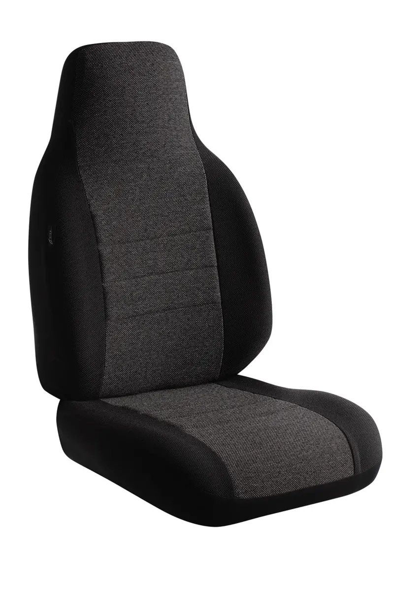 Fia Oe3000 Universal Tweed Seat Covers – Charcoal, High-Back Bucket Style 1