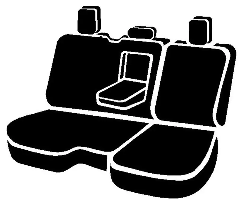 Fia Trs42-54 Gray Saddle Blanket Split Seat Cover For Jeep Wrangler (40/60) 1