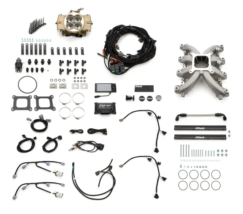 Fitech Retro Ls Port Fuel Injection System – 750 Hp With Ls3 Intake Manifold (Part #37003) 1