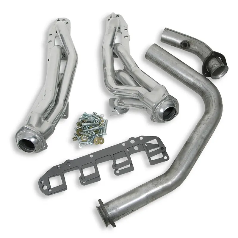 Flowtech 91948-1Flt Shorty Exhaust Header – Cast Iron, Bolt-On Fit 1