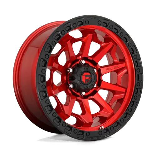 Fuel D695 18X9 Off-Road Wheel – 6X135 Bolt Pattern, Gloss Red With Black Lip (D69518908950) 1