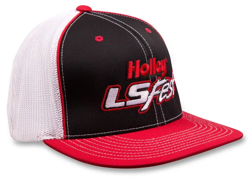 Holley Ls Fest Flex-Fit Distributor Cap – Small/Medium Size, Red/White/Black 1