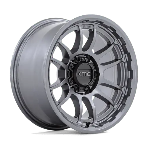 Kmc Km727 20X9 Inch Alloy Wheel – 6X5.5 Bolt Pattern, Matte Anthracite, Zero Offset 1