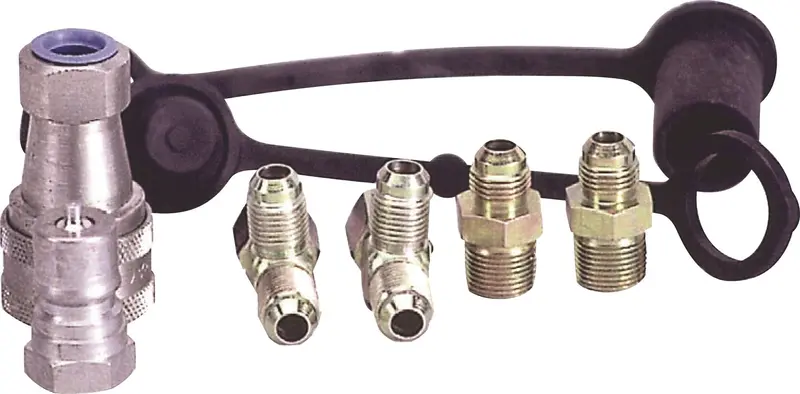 Mile Marker 70-53000 Quick-Disconnect Hydraulic Winch Kit – Rear Mount, Includes 20-Foot Hoses & Adapters 1