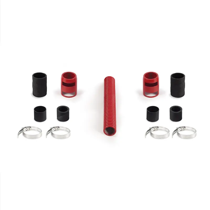Mishimoto Mmah-U12Rd Universal 12-Inch Red Stainless Steel Radiator Hose Kit 1