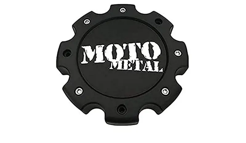 Moto Metal Mo490L Front Dualie Wheel Cap – Machined Face With Black Accent, 20X4 Inch 1