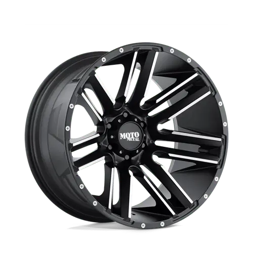 Moto Metal Mo978 20X9 Inch Wheel – 5X5.5 Bolt Pattern, Satin Black Machined Finish, +18Mm Offset 1