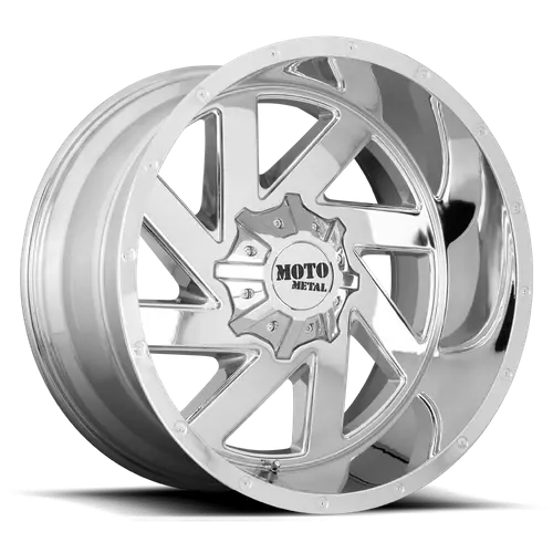 Moto Metal Mo988 Chrome Wheel – 20X9 Inch, 5X5.0/5.5 Bolt Pattern, Zero Offset 1