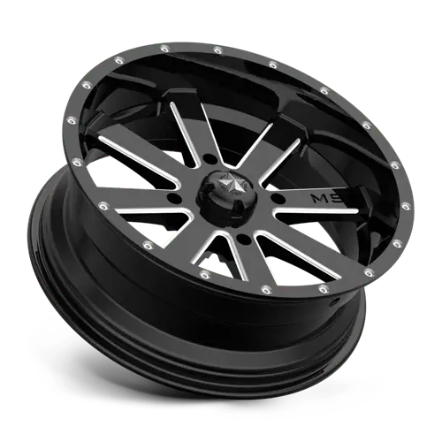 Msa Offroad Ma34 Forged Aluminum Wheel – 20X7 Inches, 4X137 Bolt Pattern, 0Mm Offset, Gunmetal Black 1
