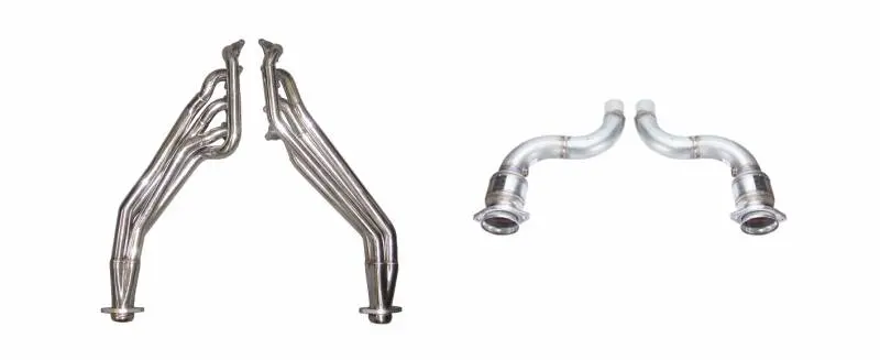 Pypes Hdr78Sk-1 Long-Tube Catted Headers With Factory Mid-Pipe – Polished 304Ss Header & 409Ss Mid-Pipe 1