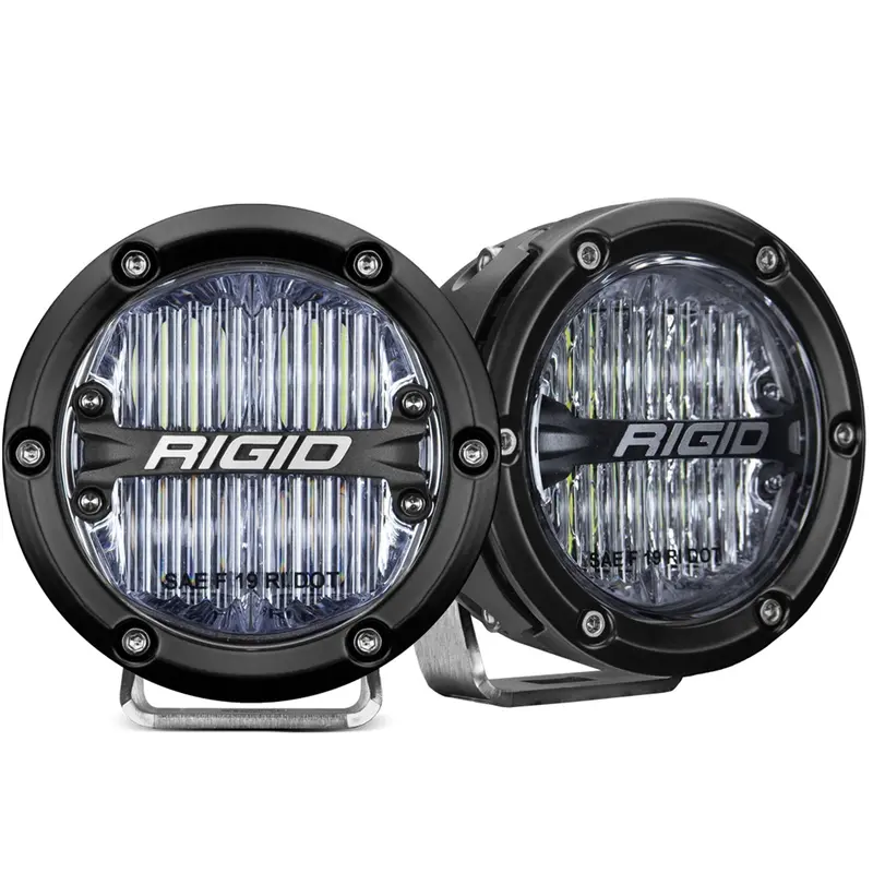 Rigid Industries 360-Series Pro Sae-Certified Fog Lights – White Led Pair 1