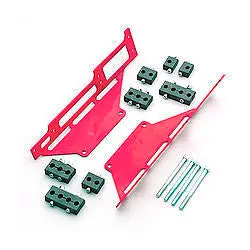 R&M Specialties 1120R Spark Plug Wire Loom – Red Silicone Sleeve For Small-Block Chevy 1