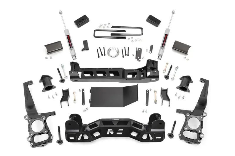Rough Country 4-Inch Lift Kit With Strut Spacers For 2009–2010 Ford F-150 4Wd 1