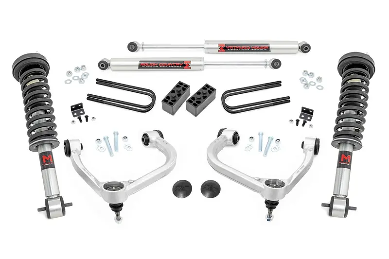 Rough Country 41440 3-Inch Lift Kit With Forged Upper Control Arms For 2021–2023 Ford F-150 4Wd 1