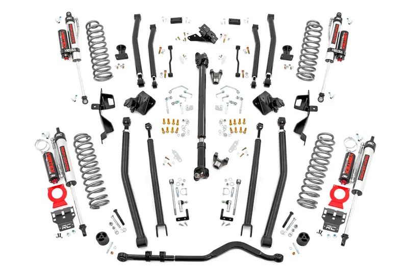 Rough Country Long-Arm Lift Kit – 6-Inch Suspension Upgrade W/ Vertex Shocks For Jeep Jl (2018–2020) 1