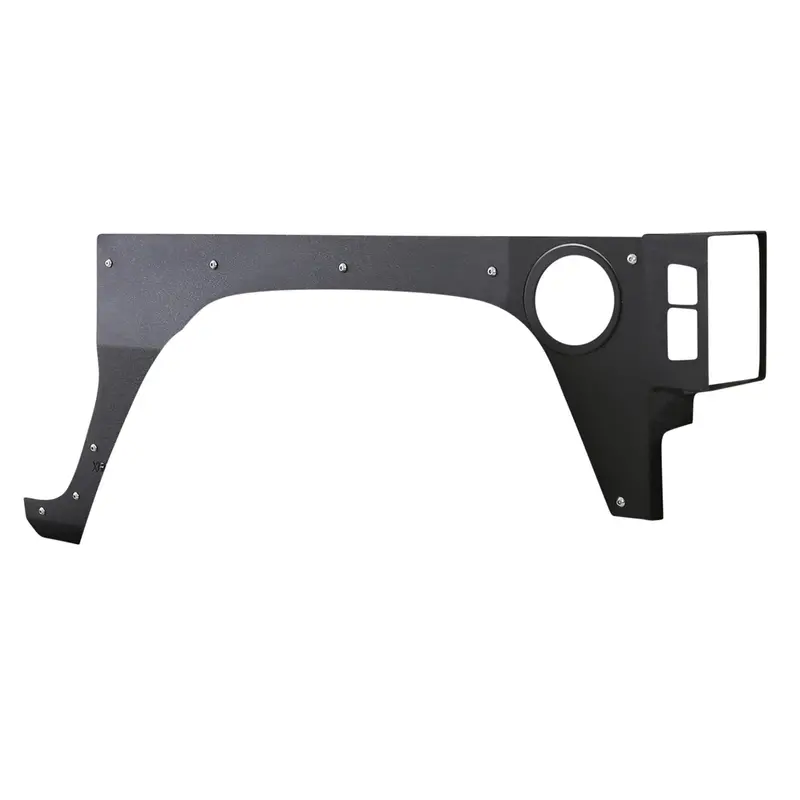 Smittybilt Xrc Flat Armor Skins – Textured Black Front Skid Plate For 2007–2018 Jeep Wrangler Jk (2-Door) 1