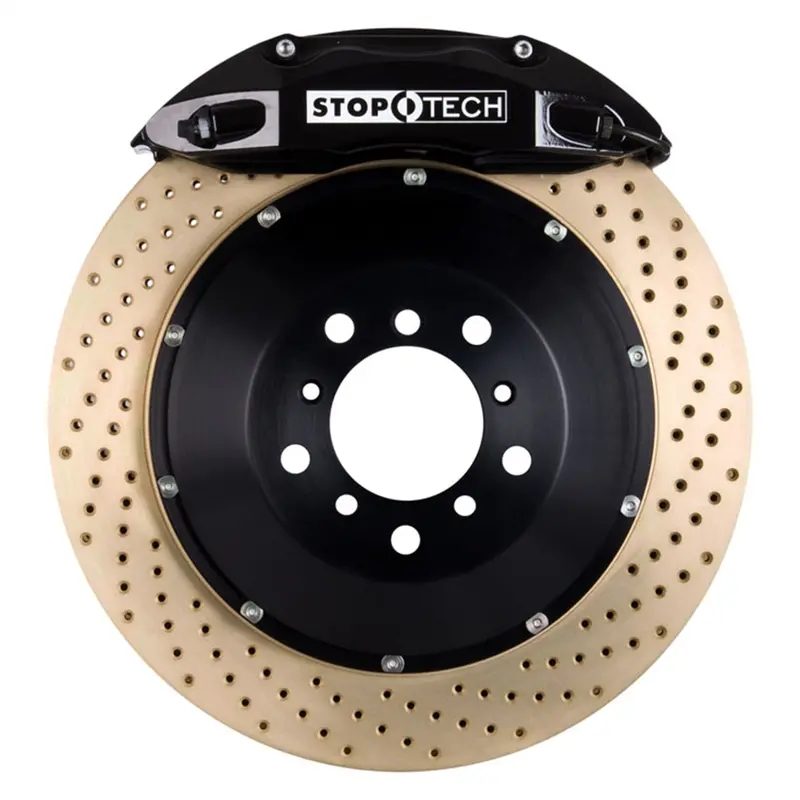 Stoptech Big Brake Kit – Front 2-Piece Cross-Drilled Rotors (83.163.4300.54) 1