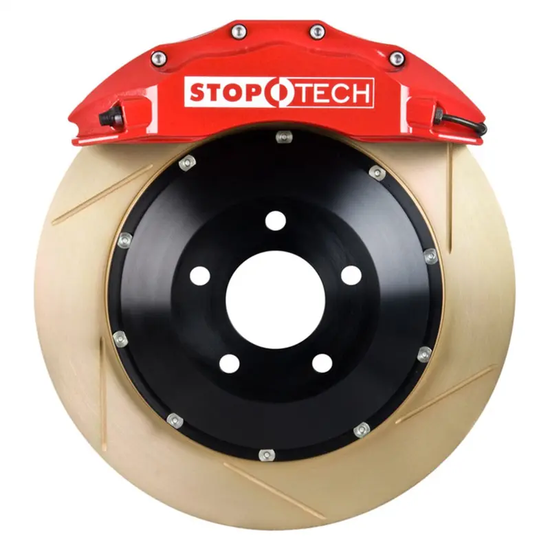 Stoptech Big Brake Kit – Front, Two-Piece Slotted Rotors (Model 83.435.6700.73) 1