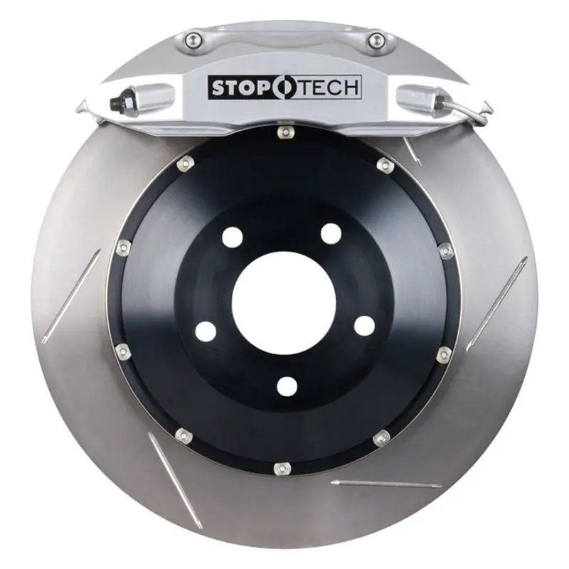Stoptech Big Brake Kit – Two-Piece Drilled Front Rotors With Caliper Hardware 1
