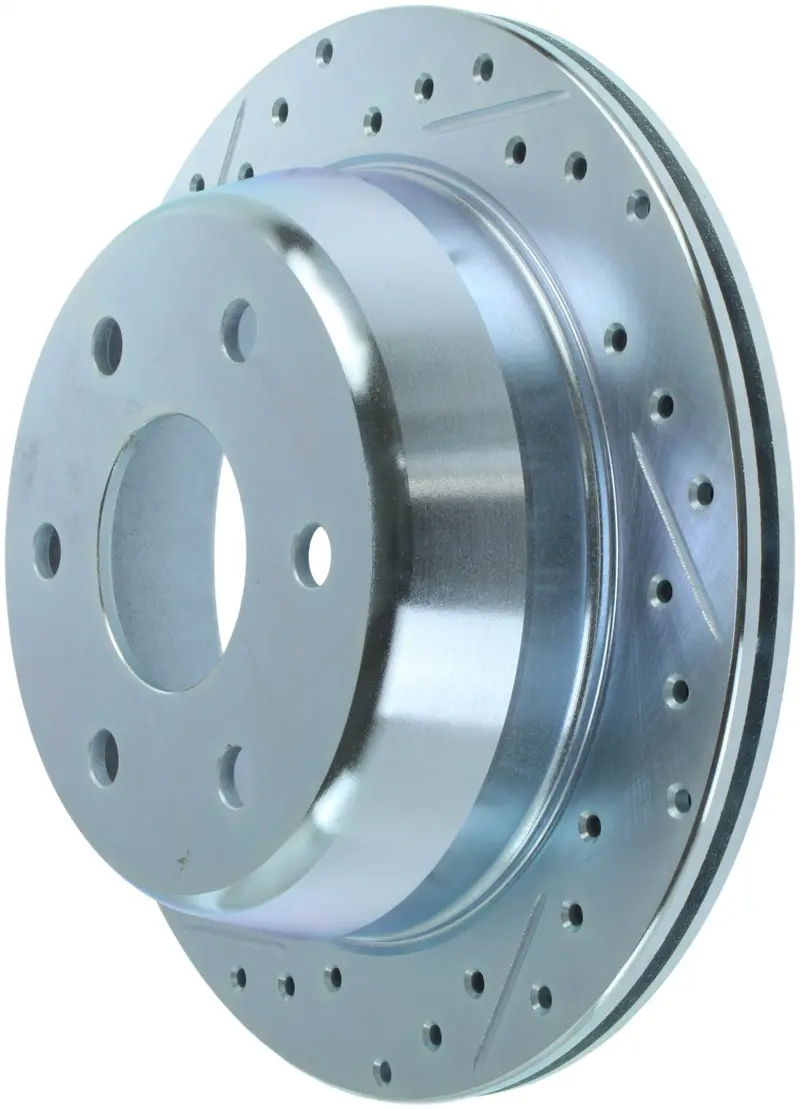 Stoptech Select Sport Brake Rotor – Rear Right, Drilled & Slotted (227.66041R) 1