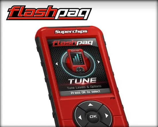 Superchips Flashpaq F5 Tuner – Handheld Performance Programmer, Model 2845 1