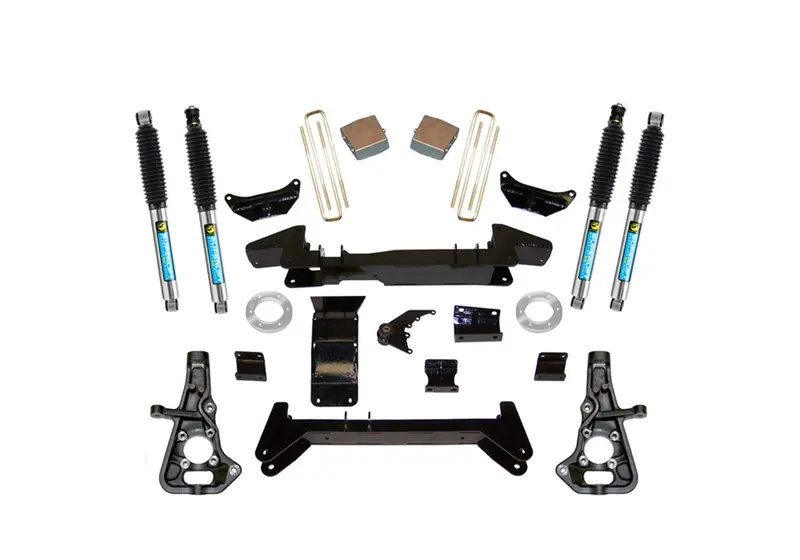 Superlift K861B 6-Inch Lift Kit For 1999–2010 Silverado/Sierra 2500Ld & 2001–2006 1500Hd – Knuckle-Style With Bilstein Shocks 1