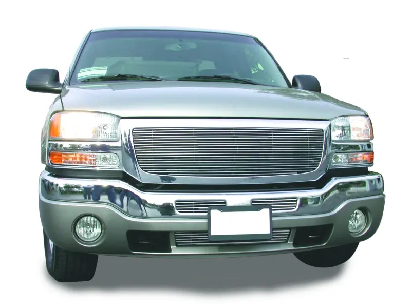 T-Rex Billet Aluminum Grille Insert – Polished Horizontal Design, 19-Bar Pattern (Model 20200) 1