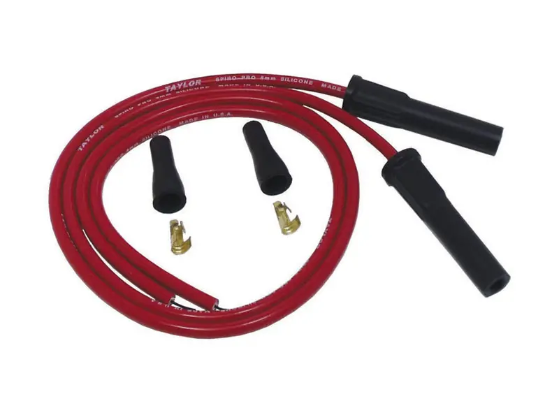 Taylor Cable Spiro-Pro 8Mm Motorcycle Ignition Wire Set – Low-Resistance, Emi-Shielded Spark Plug Wires 1