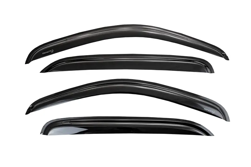 Trailfx Low-Profile Smoke Acrylic Tape-On Window Trim Kit – Set Of Four 1