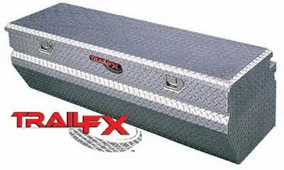 Trailfx Single-Lid Aluminum Truck Chest – Bright Polished, 16-Gauge, 42" X 19.875" X 17.125" 1