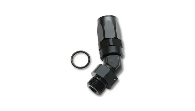 Vibrant Performance 45° Male Hose End Fitting – Stainless Steel (Part #24405) 1