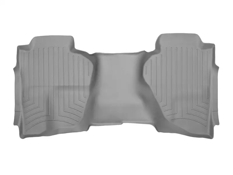 Weathertech 468842Im Heavy-Duty Rear Floorliner – Gray High-Performance Interior Mat 1