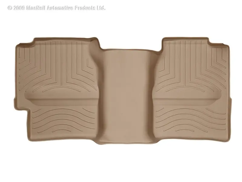 Weathertech Digitalfit Extended Floor Liners – Tan, Second-Row Coverage 1