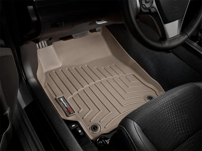 Weathertech Digitalfit Front Floor Liners – Tan, Precision-Cut For Exact Vehicle Fit (Part 458881) 1
