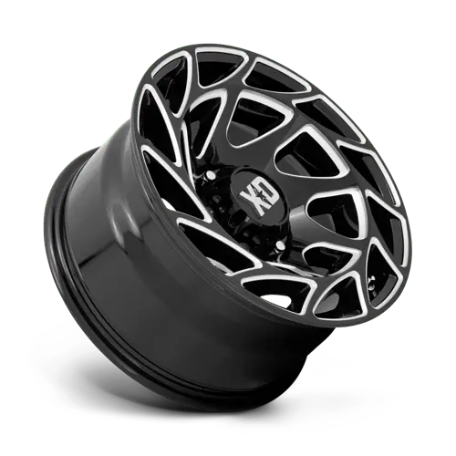 Xd Wheels D860 Forged Monoblock Wheel – 20X12", 8X6.5", Gloss Black/Milled Face 1