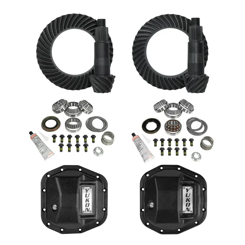 Yukon Gear Stage 2 Re-Gear Kit – Front & Rear Differential Upgrade With Heavy-Duty Covers (Ygk067Stg2) 1